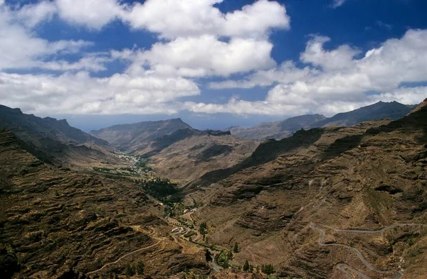 Paysage Dans Les Montagnes Gran Canaria Îles Canaries Espagne Europe — Photo