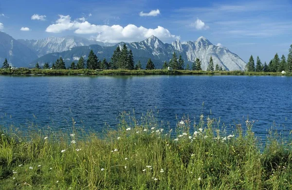 Kaltwassersee Nära Seefeld Tyrolen Österrike — Stockfoto