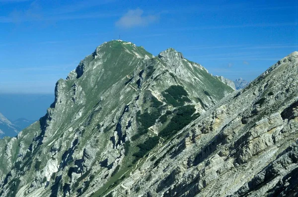 Zicht Seefelder Spitze Bij Seefeld Tirol — Stockfoto