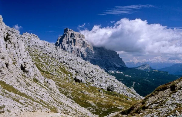 Top Van Monte Pelmo Het Dolomietgebergte Italië Europa — Stockfoto