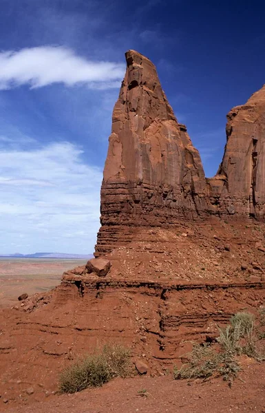 Formações Rochosas Monument Valley Arizona Eua América Norte — Fotografia de Stock