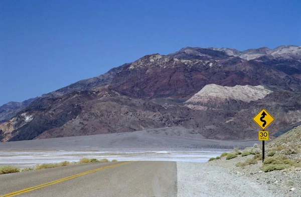 Straße Death Valley Kalifornien Usa Nordamerika — Stockfoto