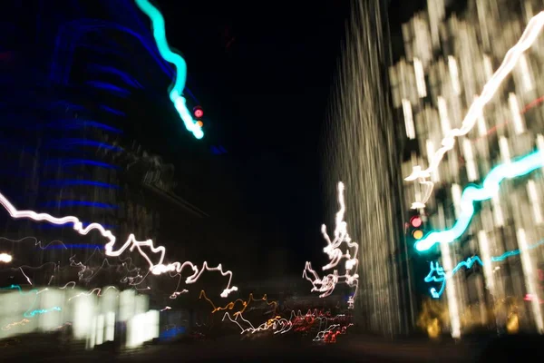 Nocna Przejażdżka Przez Dzielnicę Berlin Mitte Niemcy Europa — Zdjęcie stockowe