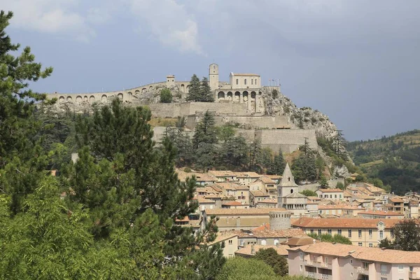 Ciudadela Ciudad Sisteron Alpes Haute Prove Francia Europa —  Fotos de Stock