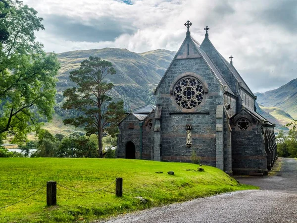 Iglesia Glenfinnan Loch Shiel Highlands Escocia Gran Bretaña — Foto de Stock