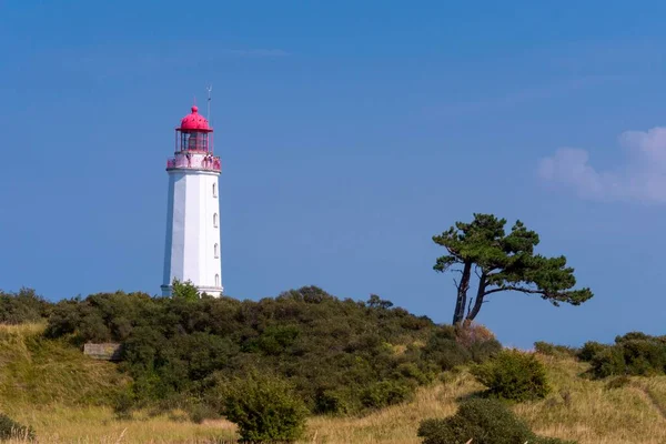 Phare Dornbusch Île Hiddensee Mecklembourg Poméranie Occidentale Allemagne Europe — Photo