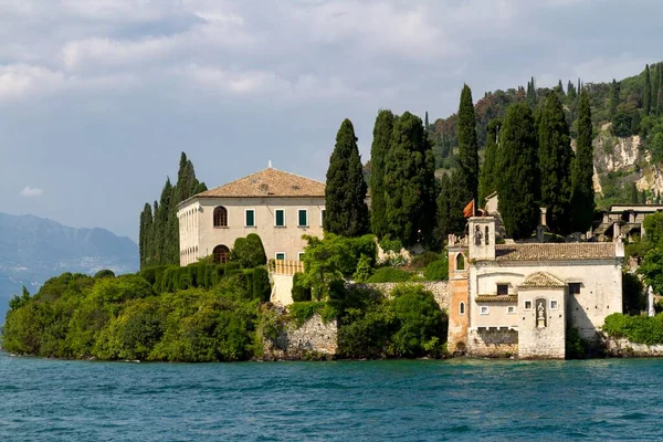 プンタ ヴィジリオ 小さな岬 ガルダ湖 ガルダ湖 ヴェネト州 北イタリア イタリア ヨーロッパ — ストック写真