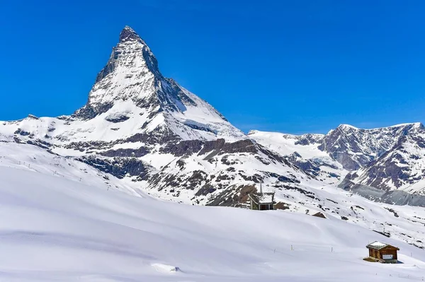 Matterhorn Vom Riffelberg Zermatt Zwitserland Europa — Stockfoto