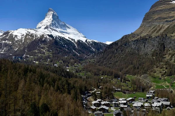 Construção Uso Doméstico Zermatt Suíça Europa — Fotografia de Stock
