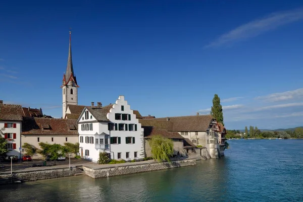 Монастырь Штайн Райн Кантон Шаффхаузен Швейцария Европа — стоковое фото
