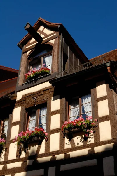 Detaljerad Utsikt Från Ett Hus Gamla Delen Staden Meersburg Baden — Stockfoto