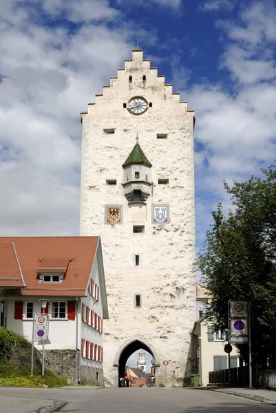 Régi Városkapu Ravensburg Baden Wuerttemberg Németország Európa Európa — Stock Fotó