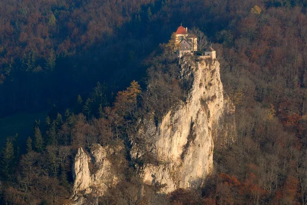 Een Landschap Het Dal Van Danube Baden Wuerttemberg Duitsland Europa — Stockfoto