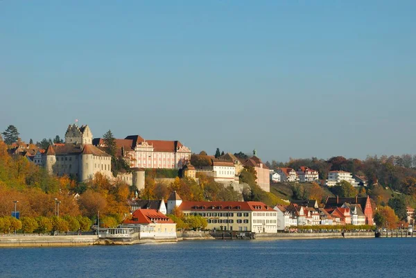 Meersburg Régi Város Történelmi Vár Baden Wuerttemberg Németország Európa — Stock Fotó