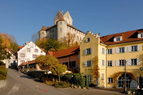 Meersburg Старе Місто Історичний Замок Баден Вюртемберг Німеччина Європа — стокове фото