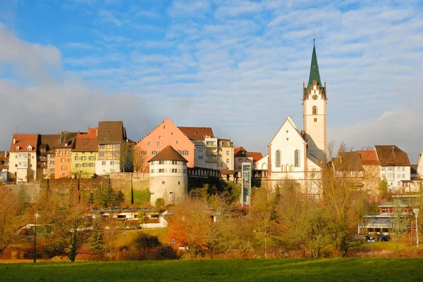 Historiska Gamla Staden Engen Baden Wuerttemberg Tyskland Europa Europa — Stockfoto