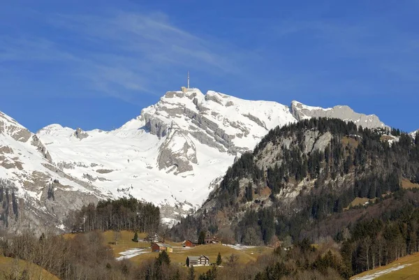 Montaña Saentis Lado Sur Suiza Europa — Foto de Stock