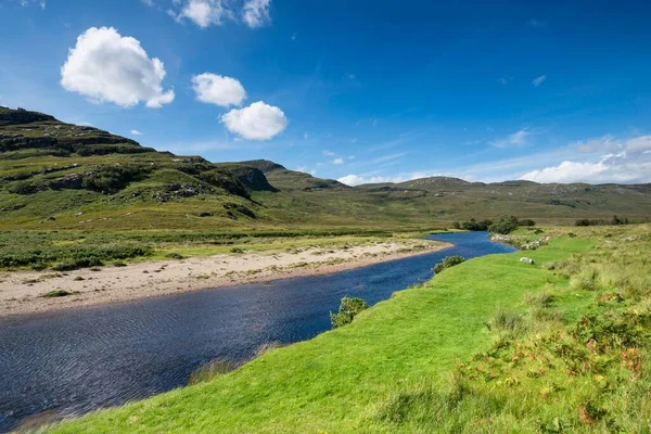 Strathmore River Northern Highlands Scotland United Kingdom Europe — 图库照片