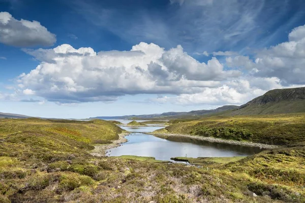 Lochan Havurn Polla Northern Highlands Szkocja Wielka Brytania Europa — Zdjęcie stockowe