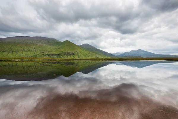 Lochan Glamhaichd Μια Λίμνη Γλυκού Νερού Durness Schottisches Hochland Σκωτία — Φωτογραφία Αρχείου