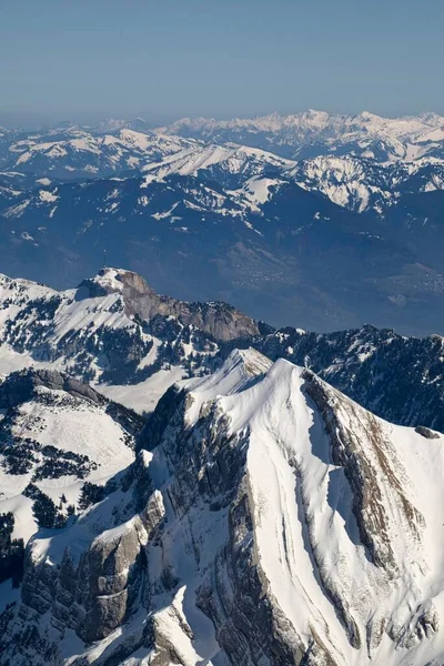 Appenzell Alperna Kantonen Appenzell Ausserrhoden Schweiz Europa — Stockfoto