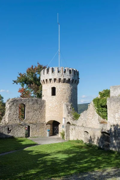 Ruínas Castelo Homberg Tuttlingen Baden Wrttemberg Alemanha Europa — Fotografia de Stock