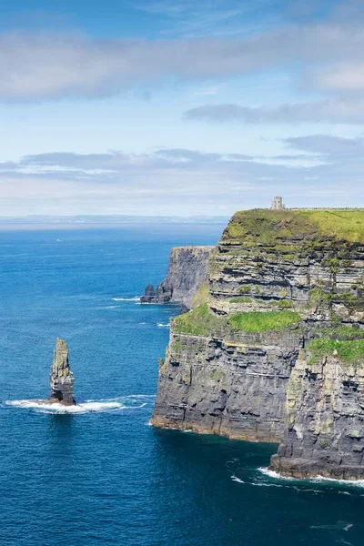 Cliffs Moher Steep Cliffs 214M County Clare Ireland Europe — Stock Photo, Image