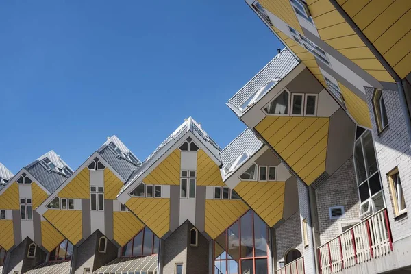 stock image Cube houses, cube architecture, architect Piet Blom, Blaak, Rotterdam, Holland, Netherlands