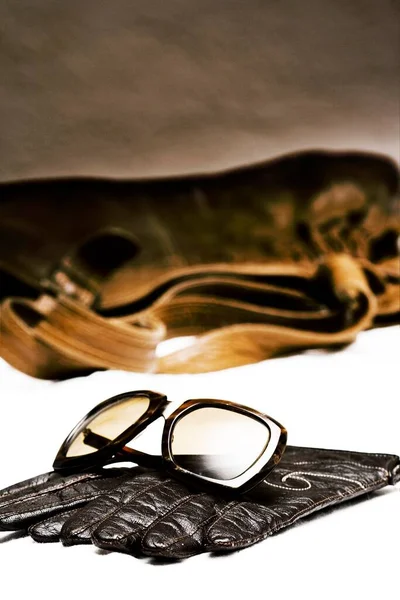 Napszemüveg Divat Kiegészítők Közelről — Stock Fotó