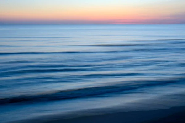 Захід Сонця Північному Морі Тексел Північна Голландія Нідерланди — стокове фото