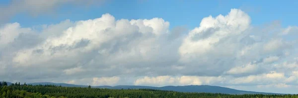 Panorama Las Montañas Harz Parte Oriental Enlaces Brocken Harz Sajonia — Foto de Stock