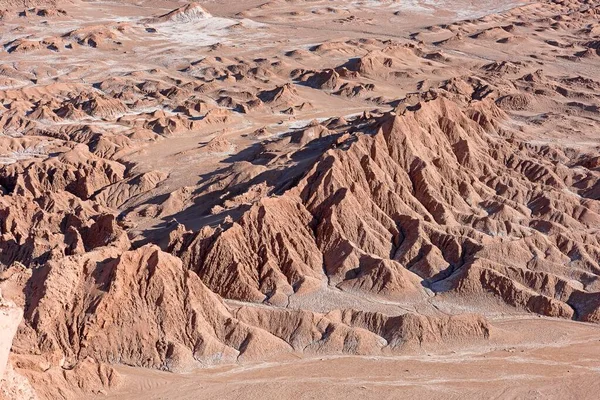 Kilátás Valle Luna Sivatagi Táj Atacama Sivatag San Pedro Atacama — Stock Fotó