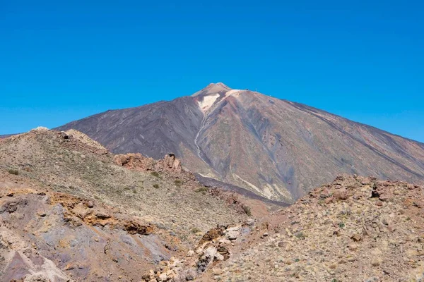 Vulkaniska Landskap Vulkanen Pico Del Teide Teide Nationalpark Parque Nacional — Stockfoto