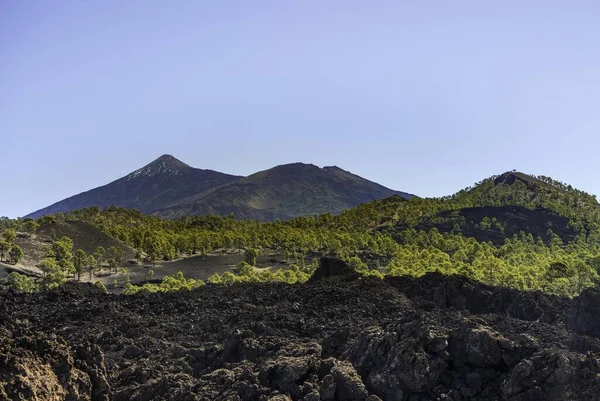 Paisaje Volcánico Volcán Pico Del Teide Parque Nacional Del Teide —  Fotos de Stock