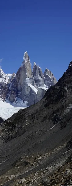 Toppmöte Cerro Torre Parque Nacional Los Glaciares Provinsen Santa Cruz — Stockfoto