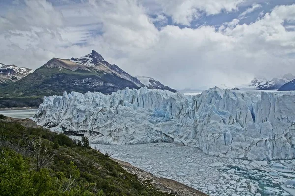 Geleira Perito Moreno Lago Argentino Parque Nacional Los Glaciares Calafate — Fotografia de Stock