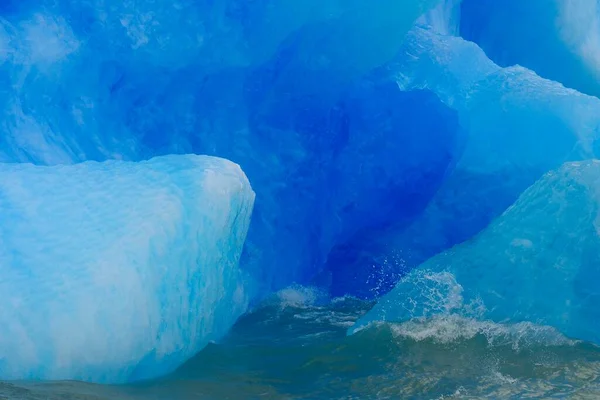 Iceberg Lago Argentino Detalhe Parque Nacional Los Glaciares Calafate Província — Fotografia de Stock