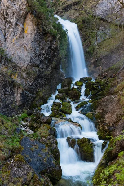Водопад Фаллохе Зальце Пальфау Вильдальпене Штирии Австрия Европа — стоковое фото