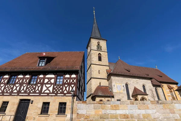 Walburga Kilisesi Kirchrttenbach Orta Franconia Bavyera Almanya Avrupa — Stok fotoğraf