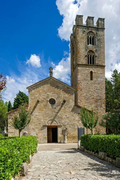 Церква Паломництва Chiesa Santa Maria Del Canneto Місце Паломництва Santuario — стокове фото