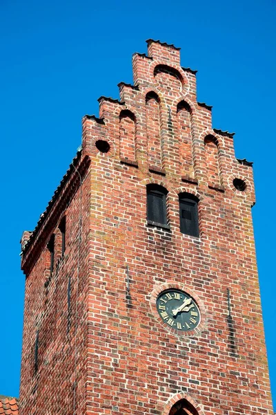 Ystad修道院塔楼中的砖墙建筑 建造于1267年 斯堪尼亚 — 图库照片
