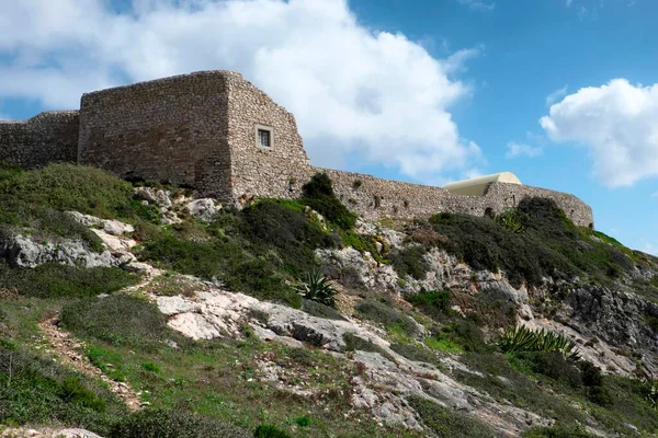 Fortress Fortaleza Beliche Cabo Sao Vicente Sagres Algarve Portugal Europe — стокове фото