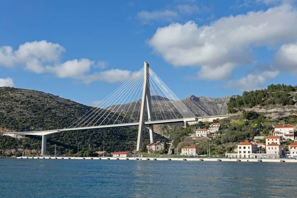 Franjo Man Bridge Ντουμπρόβνικ Κροατία Ευρώπη — Φωτογραφία Αρχείου