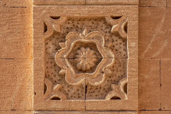 Relief Der Wand Des Mor Gabriel Deyrulumur Klosters Midyat Mardin — Stockfoto