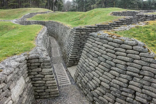 Trenches World War Vimy Thlus Hauts France France Europe — Stock Photo, Image