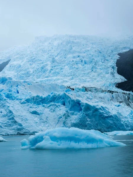 Льодовикова Мова Spegazzini Glacier Lake Argentino Parque Nacional Los Glaciares — стокове фото
