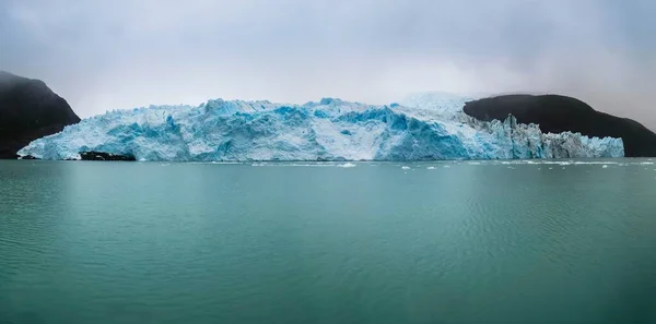 Lengua Glaciar Glaciar Spegazzini Lago Argentino Parque Nacional Los Glaciares — Foto de Stock