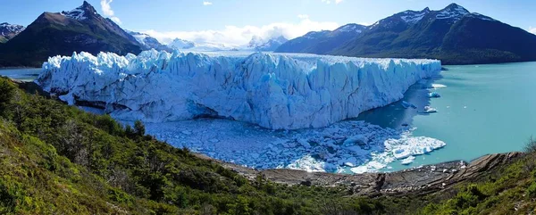 Perito Moreno Glacier Panorama Parque Nacional Los Glaciares Calafate Santa — 图库照片