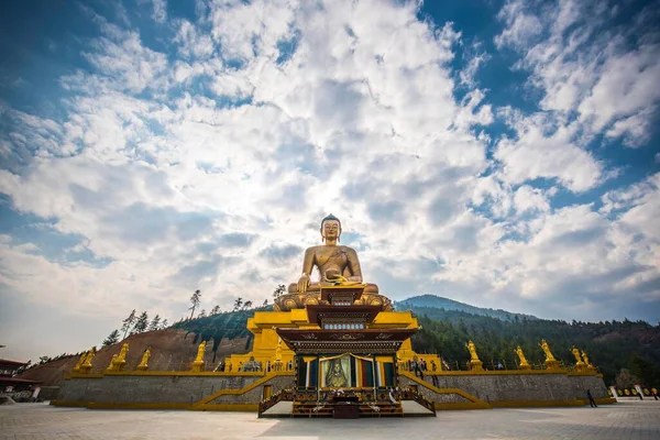 Buddha Dordenma Statue Große Buddha Statue Buddha Point Thimphu Kuenselphodrang — Stockfoto
