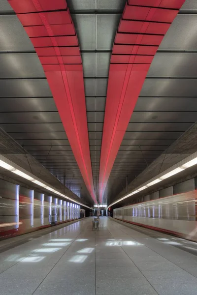 Σταθμός Μετρό Ziegelstein Νυρεμβέργη Μέση Φραγκονία Βαυαρία Γερμανία Ευρώπη — Φωτογραφία Αρχείου